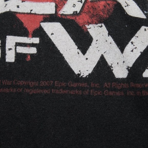 2x BNWOT 2007-08 Gears Of War 1& 2 Video Game Promo Shirts - Picture 4 of 9